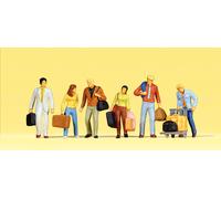 Preiser H0 10115 Ensemble De Figurines Voyageurs Marchants 1:87