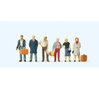 Preiser H0 10504 Ensemble De Figurines Voyageurs Debout 1:87