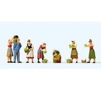 Preiser H0 10608 Ensemble De Figurines Vendanges 1:87