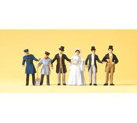 Preiser H0 12046 Ensemble De Figurines Conducteur Chauffeur Voyageurs 1:87