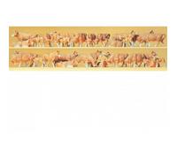 Preiser H0 14409 - Vaches Braun 1:87 Produit Neuf