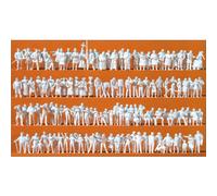 Preiser H0 16359 - Marché Médiéval. 125 Figurines Miniatures Non Peintes. Neuf