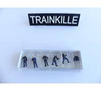 PREISER HO 1: 87 / 10233 PERSONNAGES POMPIERS FRANCAIS