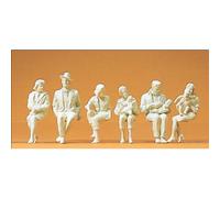 Preiser II 45179 - Personnes Assises non Peinte Produit Neuf