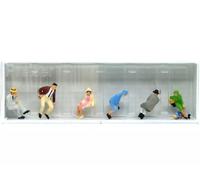 PREISER Personnages assis - HO 1/87 - PREISER 12444