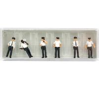 Preiser 10797 US Ville Police 6 Figurines H0 1:87 Neuf Emballage D'Origine