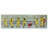 PREISER Pompiers en uniforme beige - HO 1/87 - PREISER 10774