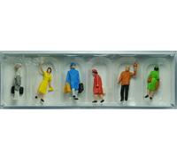 PREISER PREISER 14020 - 6 voyageurs - HO 1/87