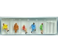 PREISER PREISER 14101 - Personnes assises et bancs - HO 1/87