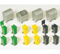 PREISER PREISER 17202 - Poubelles et containers - HO 1/87