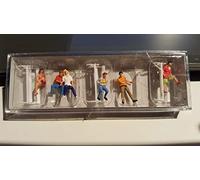 6 personnages sur les bancs publics - HO 1/87 - PREISER 10739