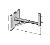 Preisner WWH5075 kit de support Argent Acier