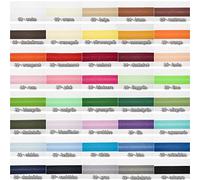 Préjugés ruban, 10 mètres, largeur de 19 mm en 40 Couleurs, Coton BW/Couleur: 40