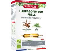 Super Diet – Complément alimentaire Prêle Harpagophytum Bio – Articulations et muscles – 20 ampoules