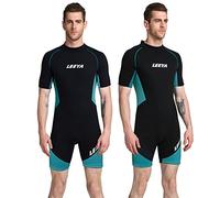 PRELGOSP 3mm Combinaison Neoprene Homme, Monopiece Back Zip Combinaison Plongée, Thermique Extensible Contre Les UV Wetsuit pour Le Surf et Les Sport d'eau,3XL