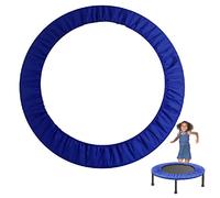 PRELGOSP Mini Coussin Protection Trampoline, 81 91 96 101 cm Contour Trampoline, Imperméable Bache Résistant Aux UV Protection Trampoline pour Trampoline Rond 6 Trous,Bleu,40 inch/101 cm