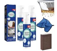 Preliminaryt Spray moussant hautement efficace pour décomposition de l'huile, vaporisateur de nettoyage multi-usages, sans rinçage, spray de nettoyage en profondeur pour cuisine, nettoyant
