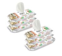 Preline Lot de 40 lingettes de sol parfum savon blanc, extra larges et épaisses, pour carrelage, stratifié, bois, vinyle, efficaces contre poussière et saleté (6)