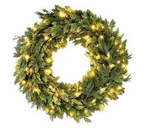 Prelit Christmas Garland | LED Prelit Realistic Artificial Cedar