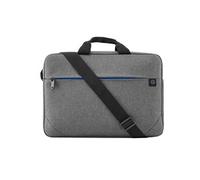 Prelude Top Load - Sacoche pour ordinateur portable - 15.6" - noir et gris, fermeture éclair bleue