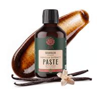Prema Vanilla Premium Pâte de vanille de Madagascar avec graines, 250ml | À base de fèves Grade A, alternative sans alcool à l'extrait, pâte onctueuse pour un arôme riche et un look gourmet