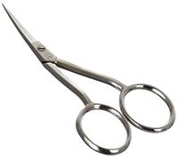 Premax Classic 15382 Ciseaux à Broder Lame courbée et Tige spécifiques à la Machine à Coudre Fabriqué en Italie Gris ABM 10,5 cm