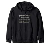 Premeditatio Malorum Définition Latine Philosophie Ancienne Sweat à Capuche