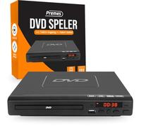 Premes Lecteur DVD avec HDMI - Full HD - 1080P - Comprend HDMI, Câble AV et Télécommande - USB - Lecteur DVD et CD