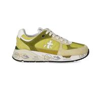 Premiata - Baskets Vert Blanc avec Inserts en Nylon - Femme - Chaussures - Vert - Taille: 36 EU