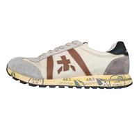 PREMIATA Lucy 8189 Chaussures pour homme en tissu, daim et cuir Ivoire, Ivoire, marron, noir, 44 EU