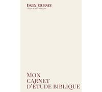 Prémices : Mon carnet d'étude biblique - Daily Journey