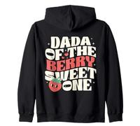 Premier anniversaire de Dada Of The Berry Sweet One Strawberry Dad Sweat à Capuche