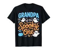 Premier Anniversaire de garçon Halloween Effrayant Un 1er Grand-père Assorti T-Shirt