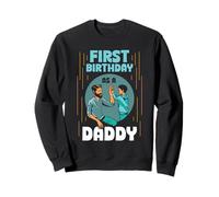 Premier Anniversaire en Tant Que Papa Père Fête Sweatshirt