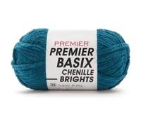 Premier Basix Chenille Brights Yarn-Teal Blue 2126-10