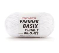 Premier Basix Chenille Brights Yarn-White 2126-01