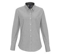 Premier - Blouse - Femme (L) (Blanc/gris)