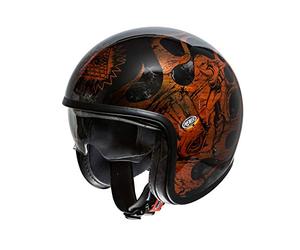 Premier CASQUE LE PETIT CLASSIC BD ORANGE CHROMED,ORANGE/NOIR,S