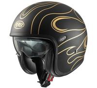 PREMIER Casque moto Vintage Fr Gold Chromed Bm M