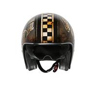 Premier CASQUE VINTAGE OP 9 BM,MARRON/OCRE/NOIR,M
