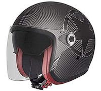 Premier CASQUE VINTAGE STAR CARBON BM,GRIS CARBON/BLANC,L