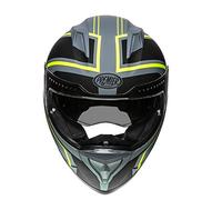 Premier CASQUE VYRUS ND Y GREY BM,GRIS/JAUNE FLUO/NOIR,XXL