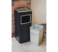 Premier Cendrier Home® sur pied en acier inoxydable de qualité supérieure pour restaurant, jardin, pub, club, extérieur et intérieur