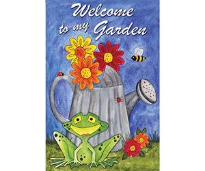 Premier Cerfs-Volants 30,5 cm Drapeau - Bienvenue dans Mon Jardin