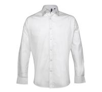 Premier chemise à manches longues en popeline suprême pr207 - chemises formelles