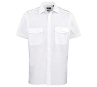 Premier - Chemise de pilote à manches courtes - Homme (RW1086)