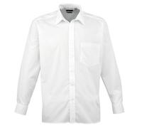 Premier Chemise popeline à manches longues (pr200) - vêtements de travail of (A)