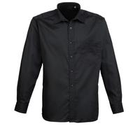 Premier Chemise popeline à manches longues (pr200) - vêtements de travail of (B)