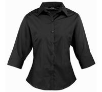 Premier - Chemisier à manche 3/4 - Femme Noir 42