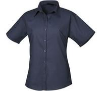 Premier - Chemisier à manches courtes - Femme (36) (Bleu marine) - UTRW1092 Bleu Marine G